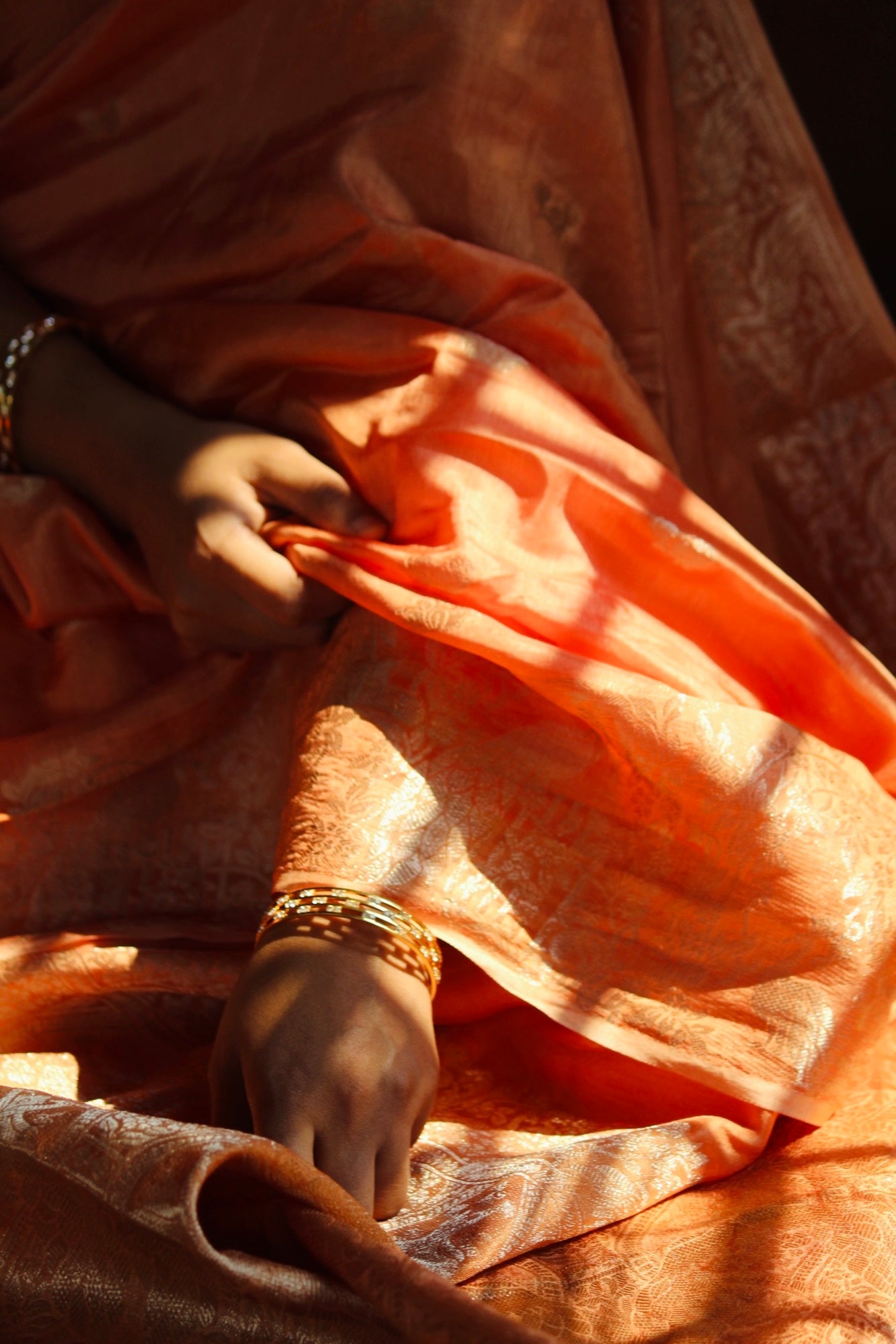 Lightweight Pastel Motif Silk saree